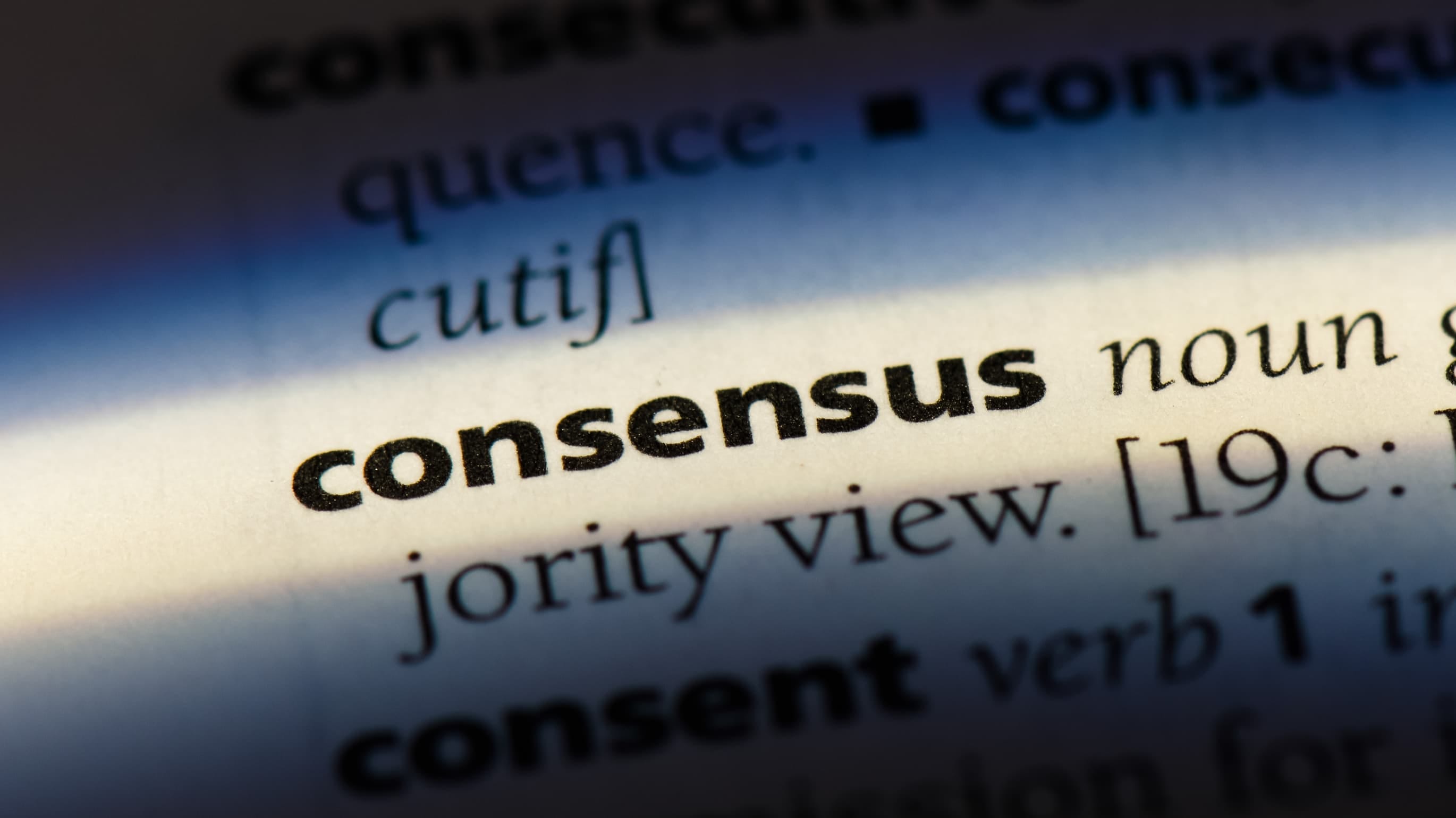 Time to argue about consensus
