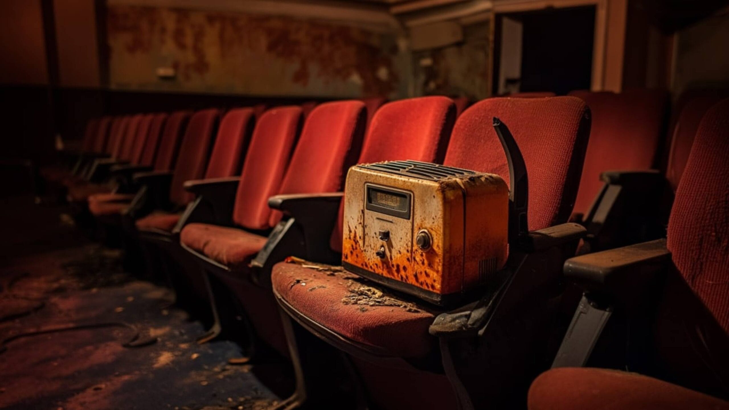 A toaster in a movie theater