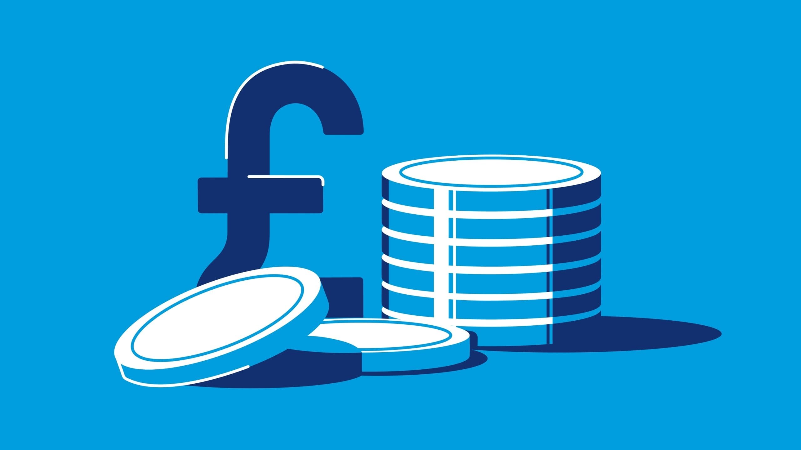 Image of money and a pound sign