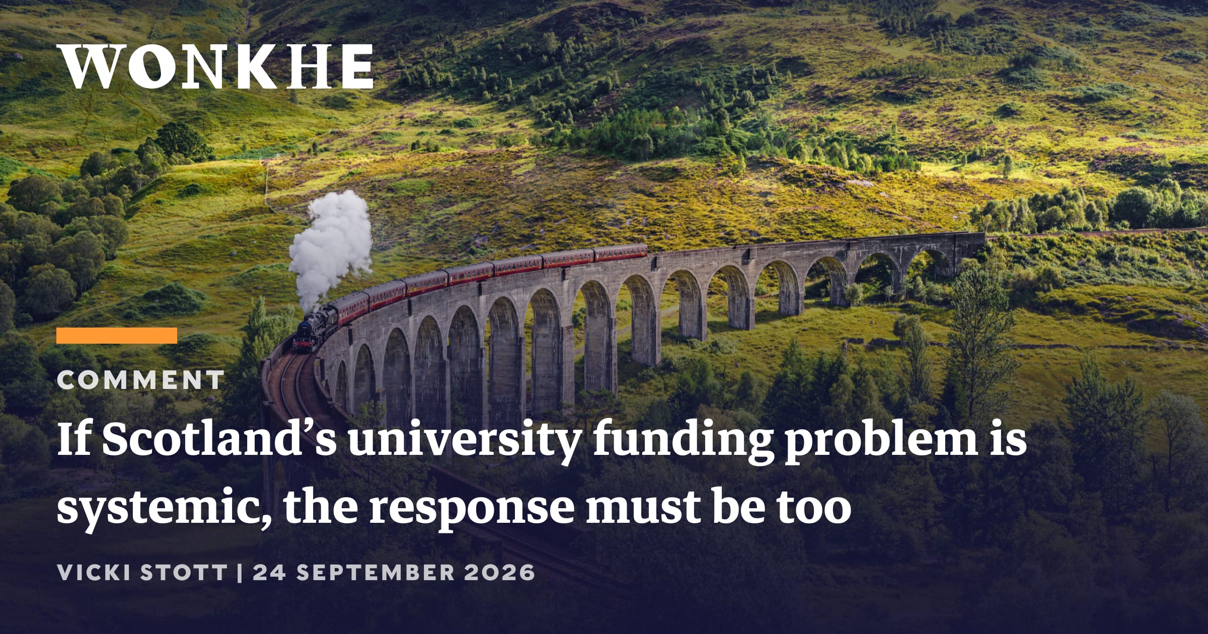 If Scotland’s university funding problem is systemic, the response must be too opportunity from Wonkhe Com Opportunities