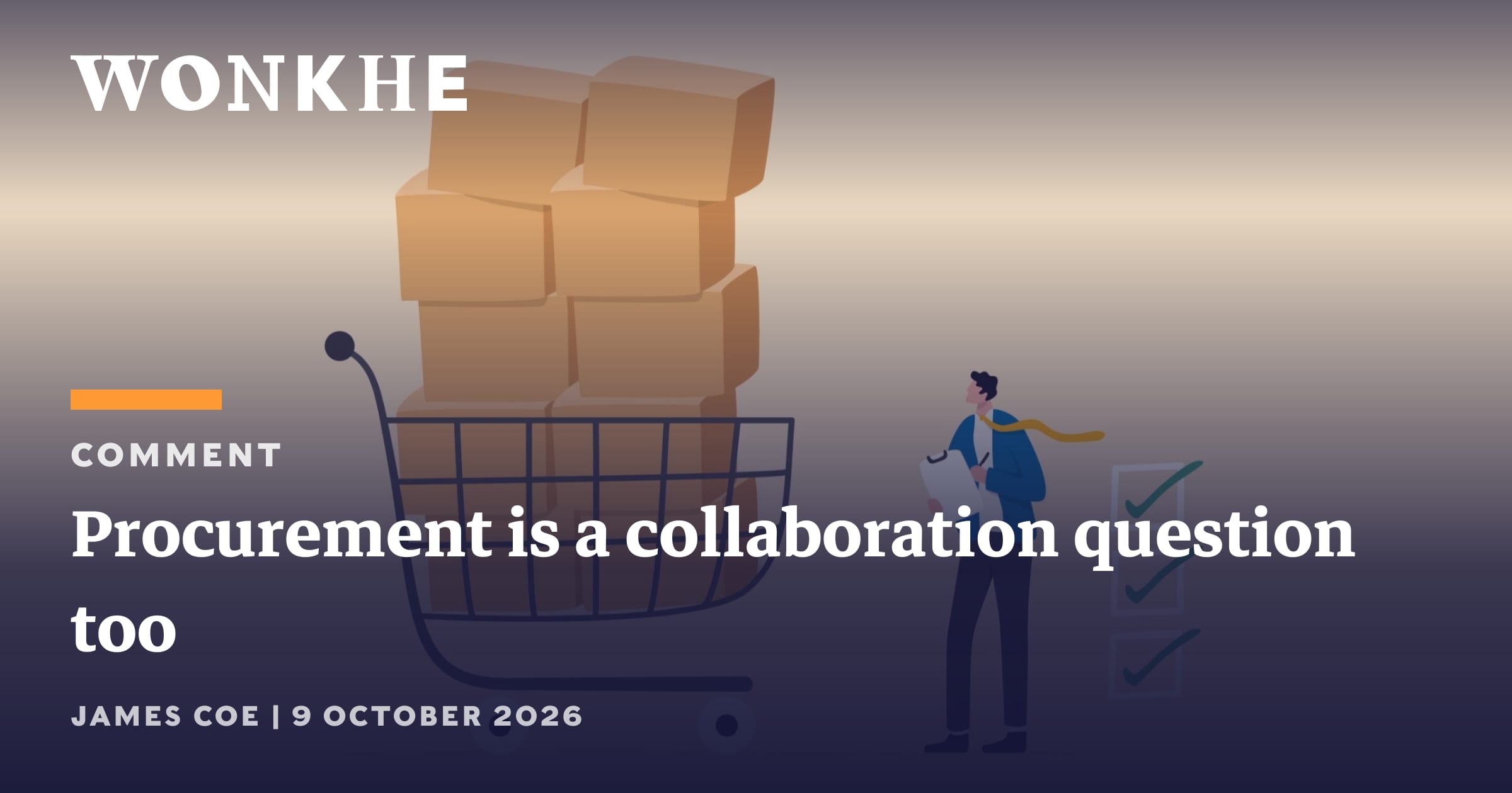 Procurement is a collaboration question too – Wonkhe