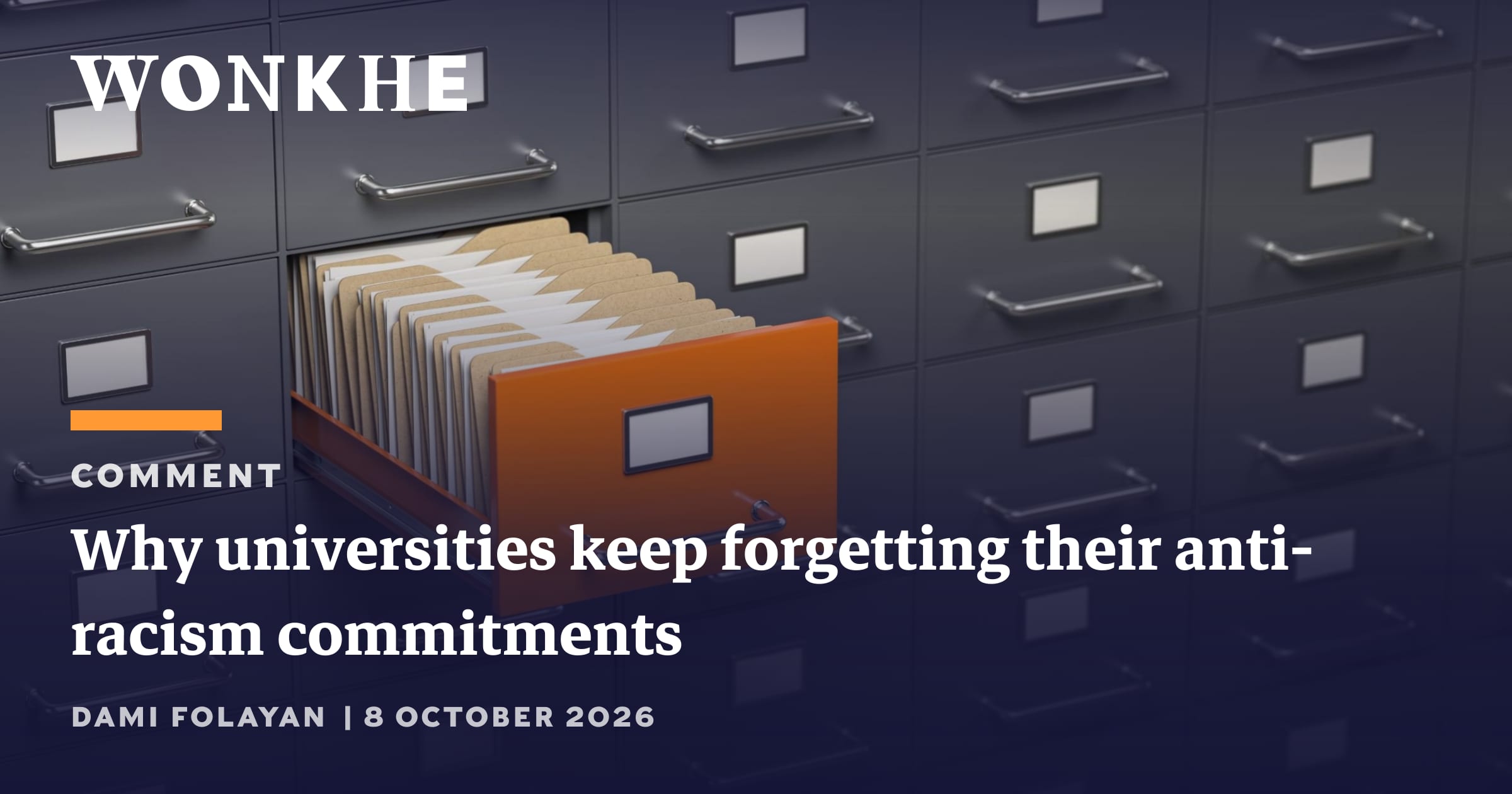 Why universities keep forgetting their anti-racism commitments – Wonkhe