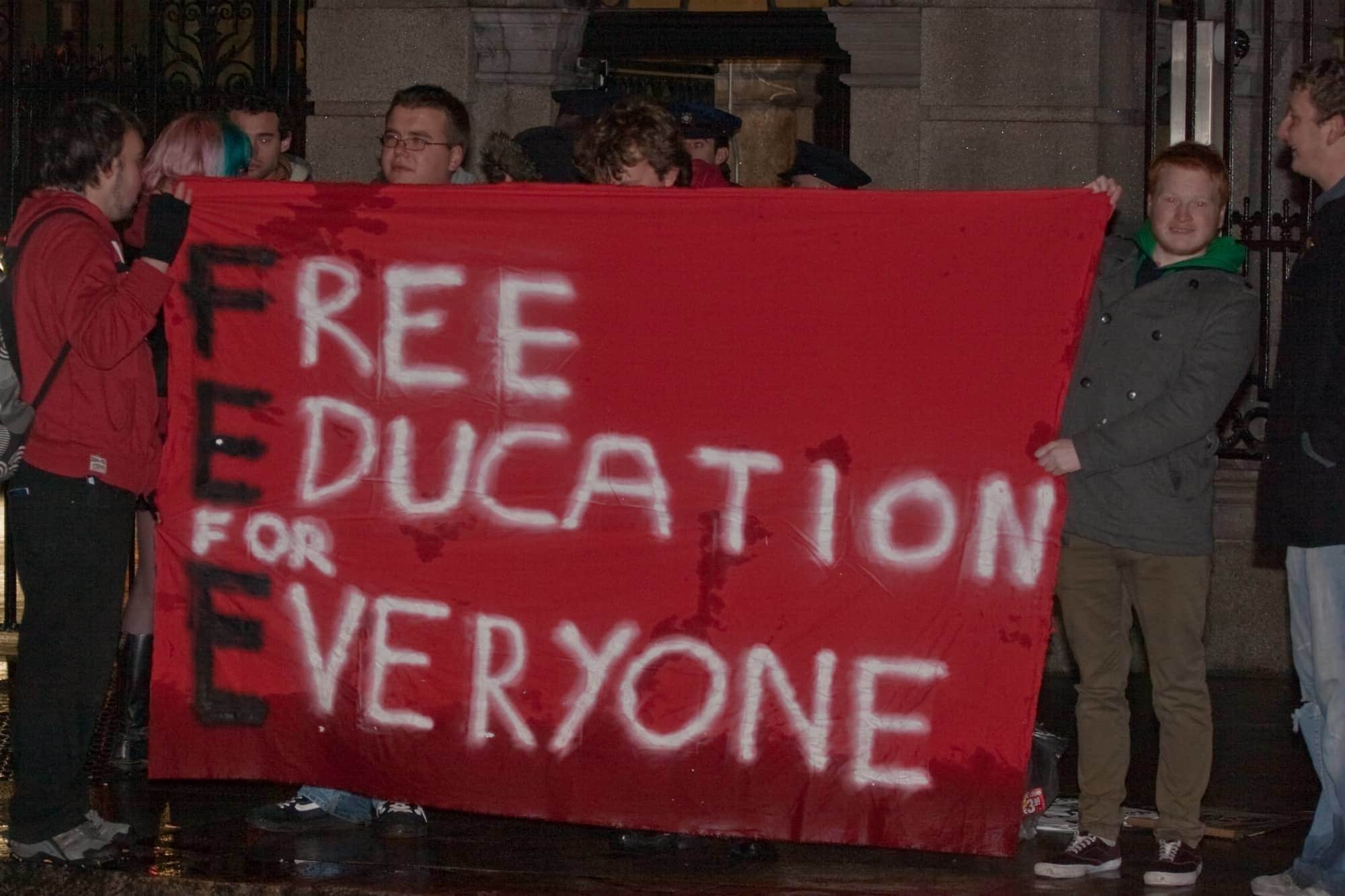 Wonkhe Free Education protest