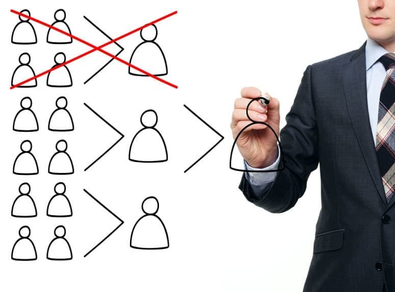 "Look! If I just cross all these people out then we can employ an extra professor!"