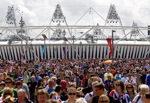 London 2012 crowd