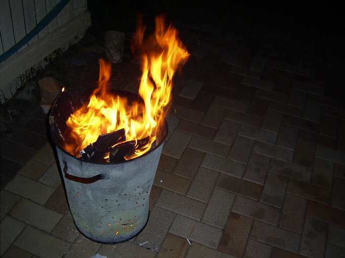 Wonkhe Fire bin