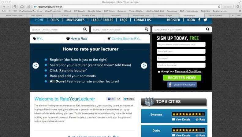 Wonkhe Rate Your lecturer