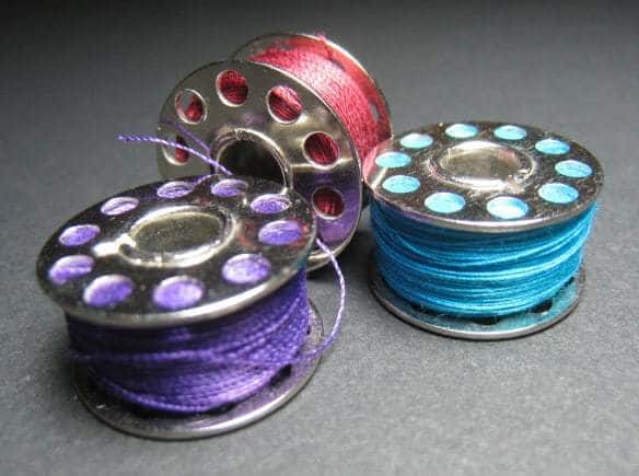 Wonkhe Bobbins coloured thread