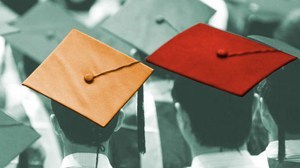 Wonkhe Coloured mortarboards
