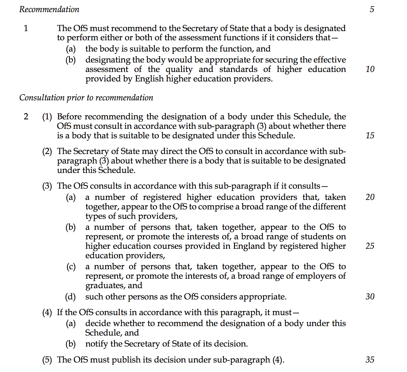 HERB quality schedule