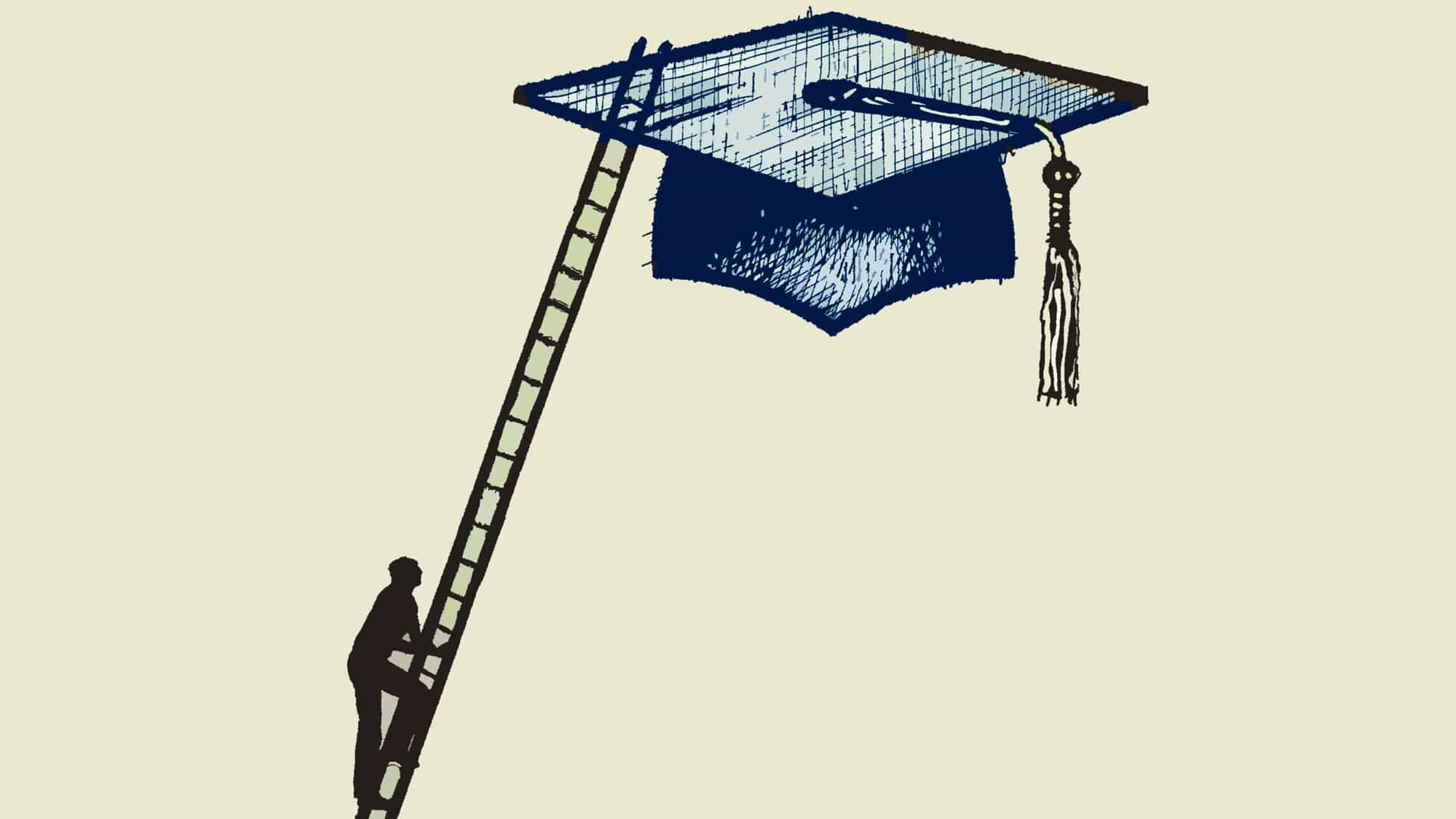 ladder-mortar-board-climb-wonkhe