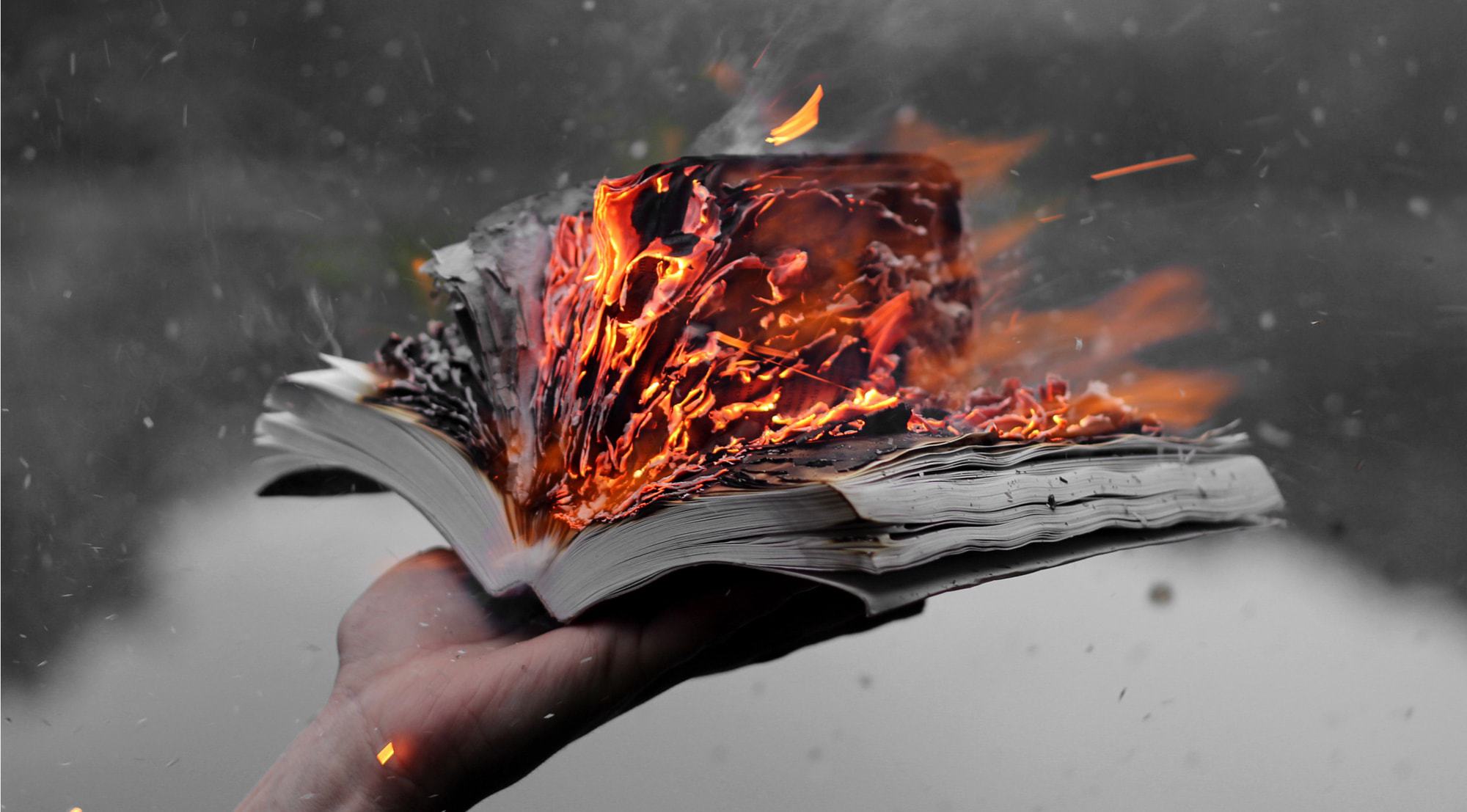 burning books on boxing day