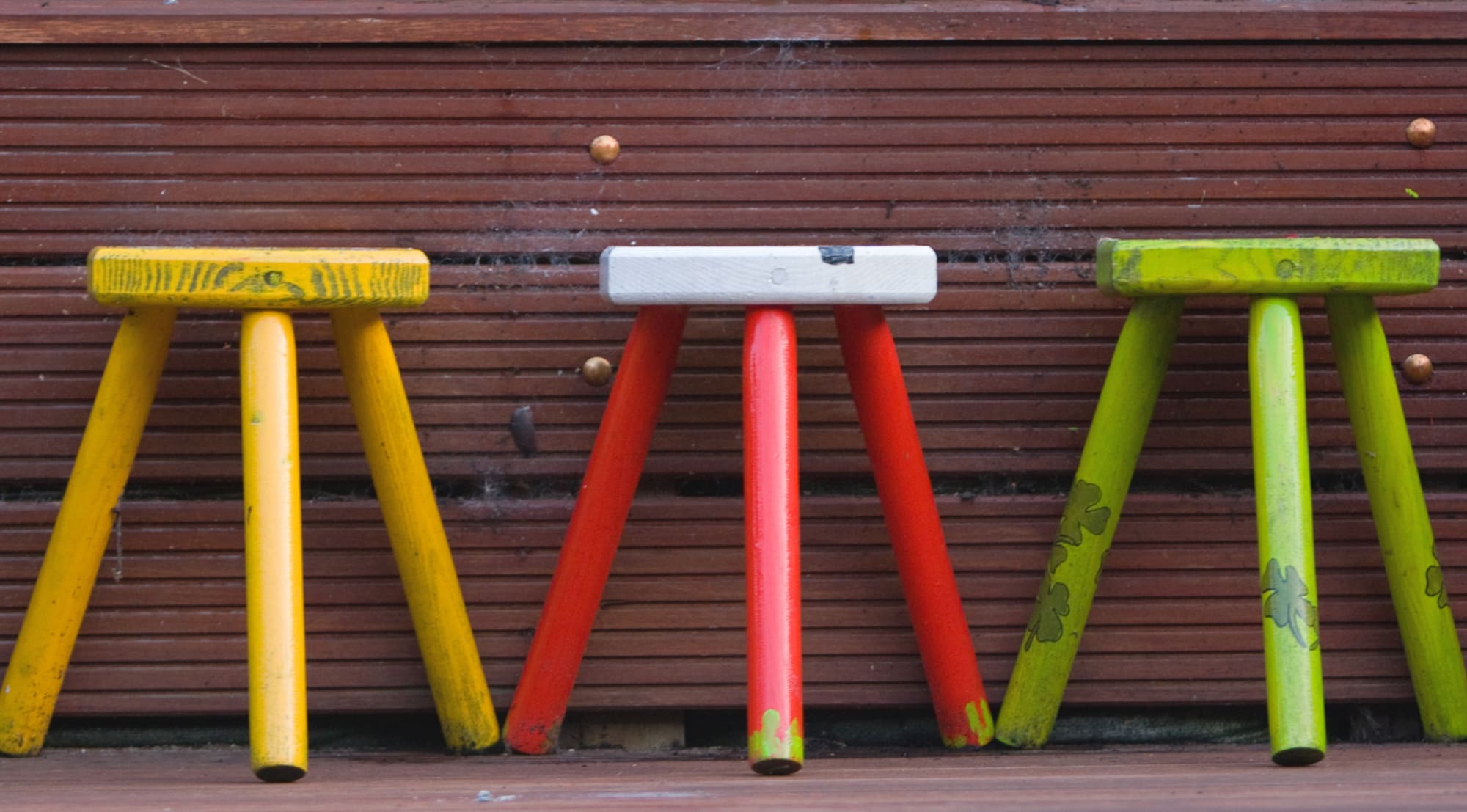 Wonkhe Three Three-Legged Stools