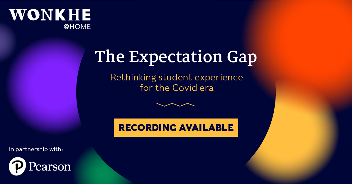 Image of Wonkhe @ Home: The expectation gap