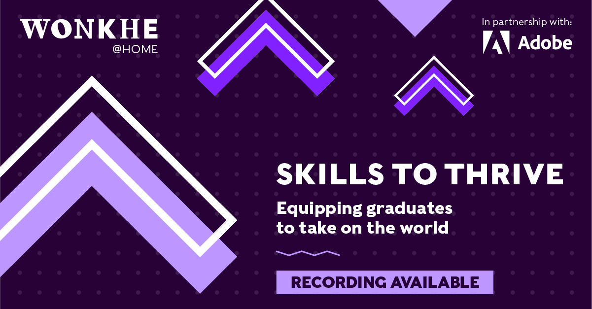 Image of Wonkhe @ Home: Skills to thrive