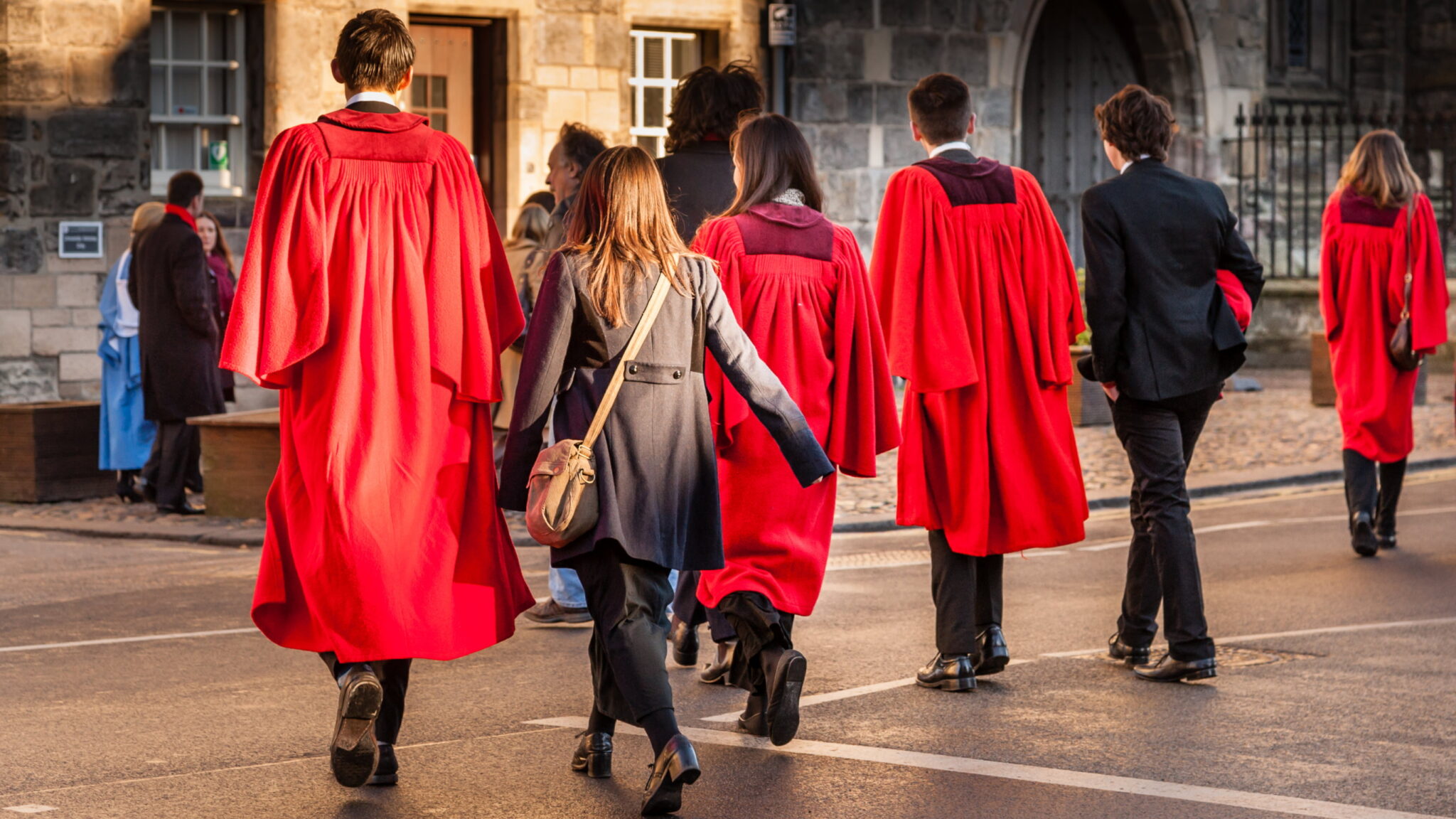 st andrews graduation dress University of St Andrews Graduation Masters Cap & Gown – Graduation UK main image 0