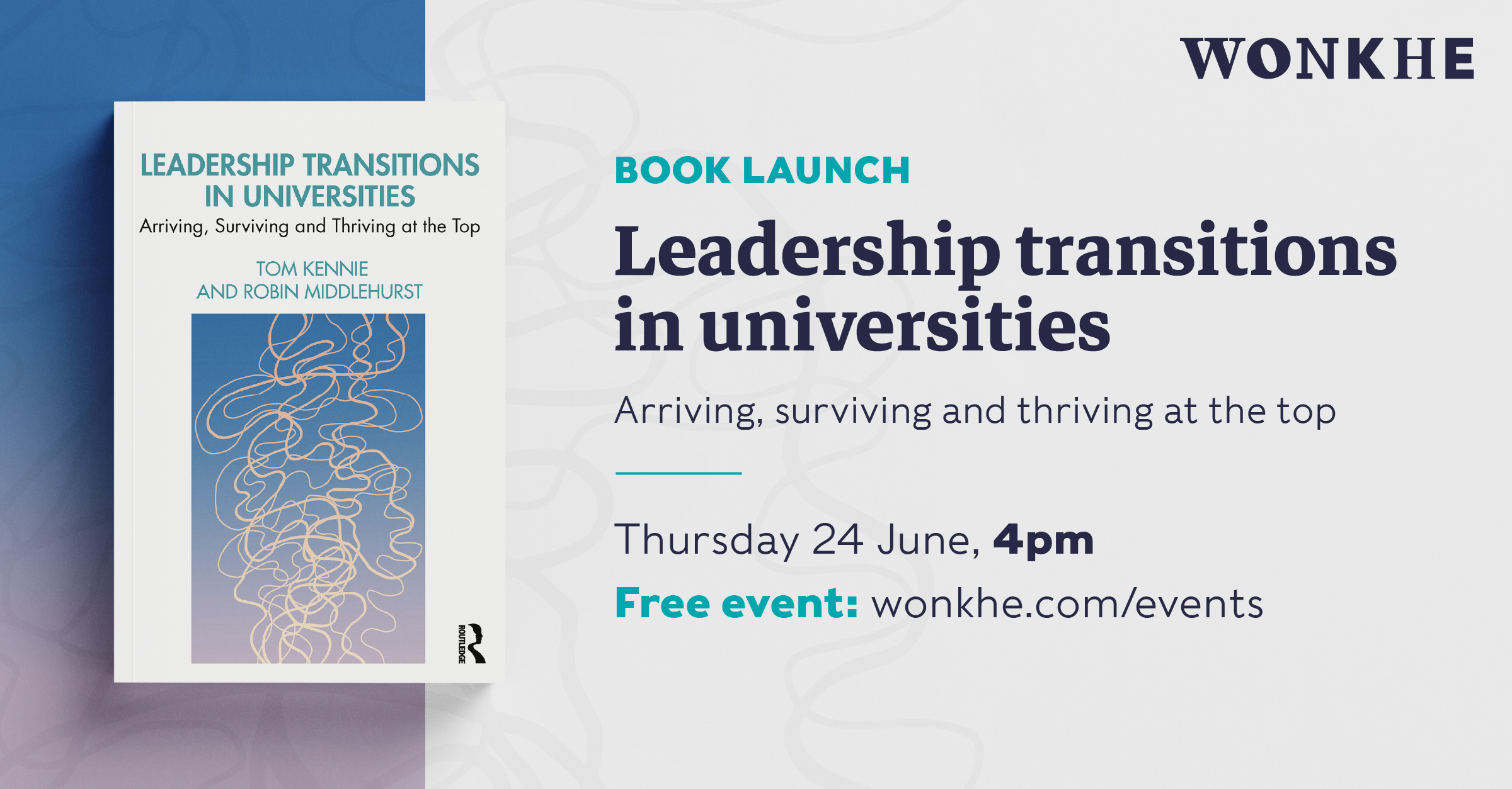 Book launch: Leadership transitions in universities