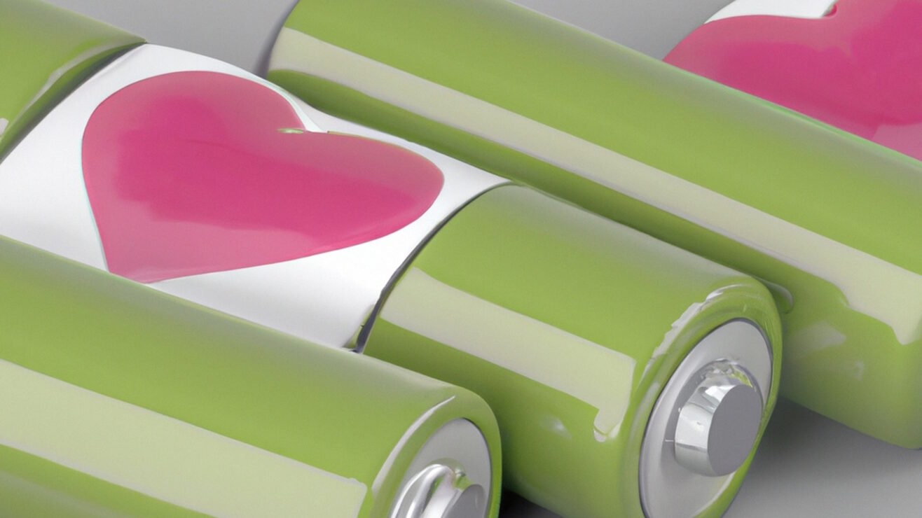 3d,Image,Of,Batteries,Hearts