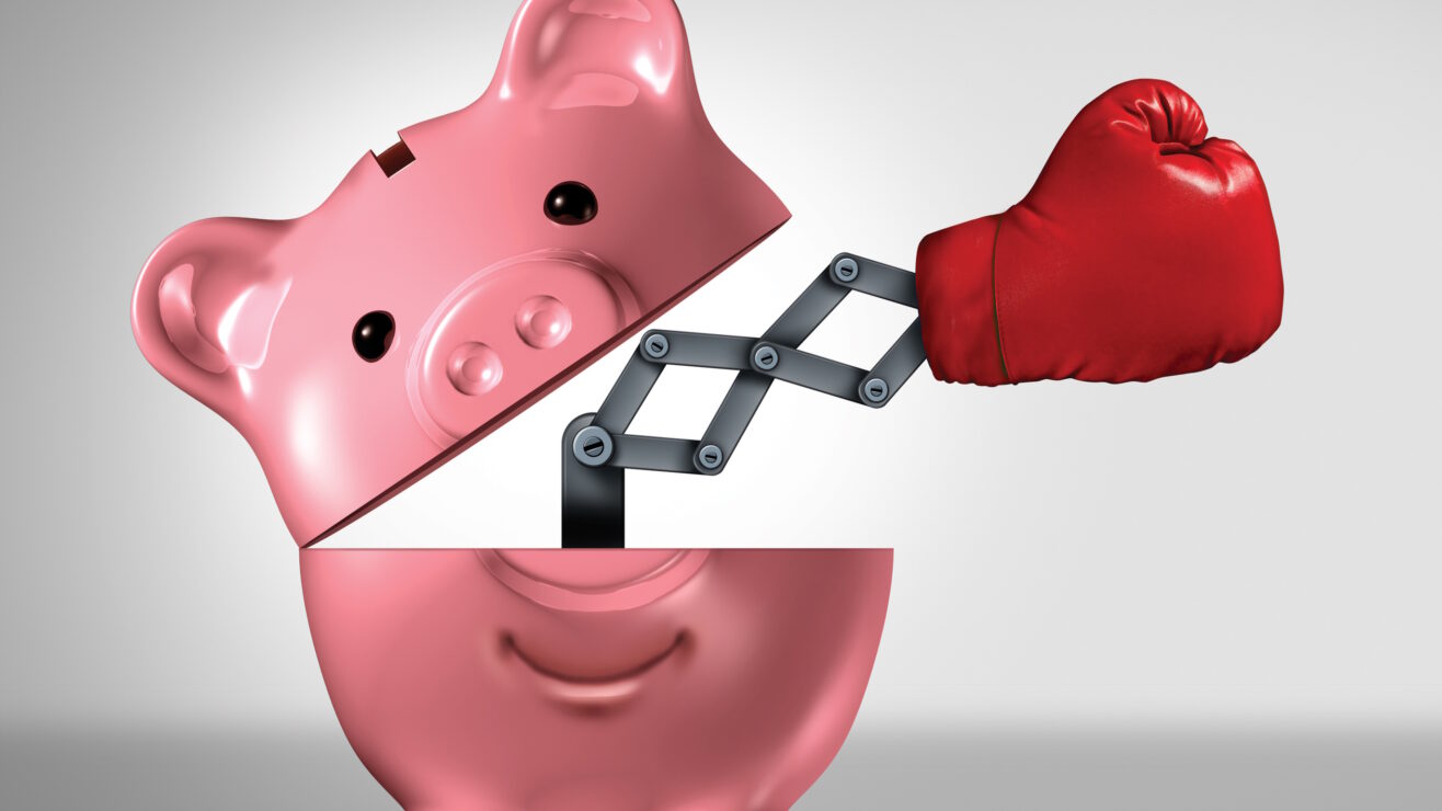 Budget,Power,Financial,Concept,As,An,Open,Ceramic,Piggy,Bank