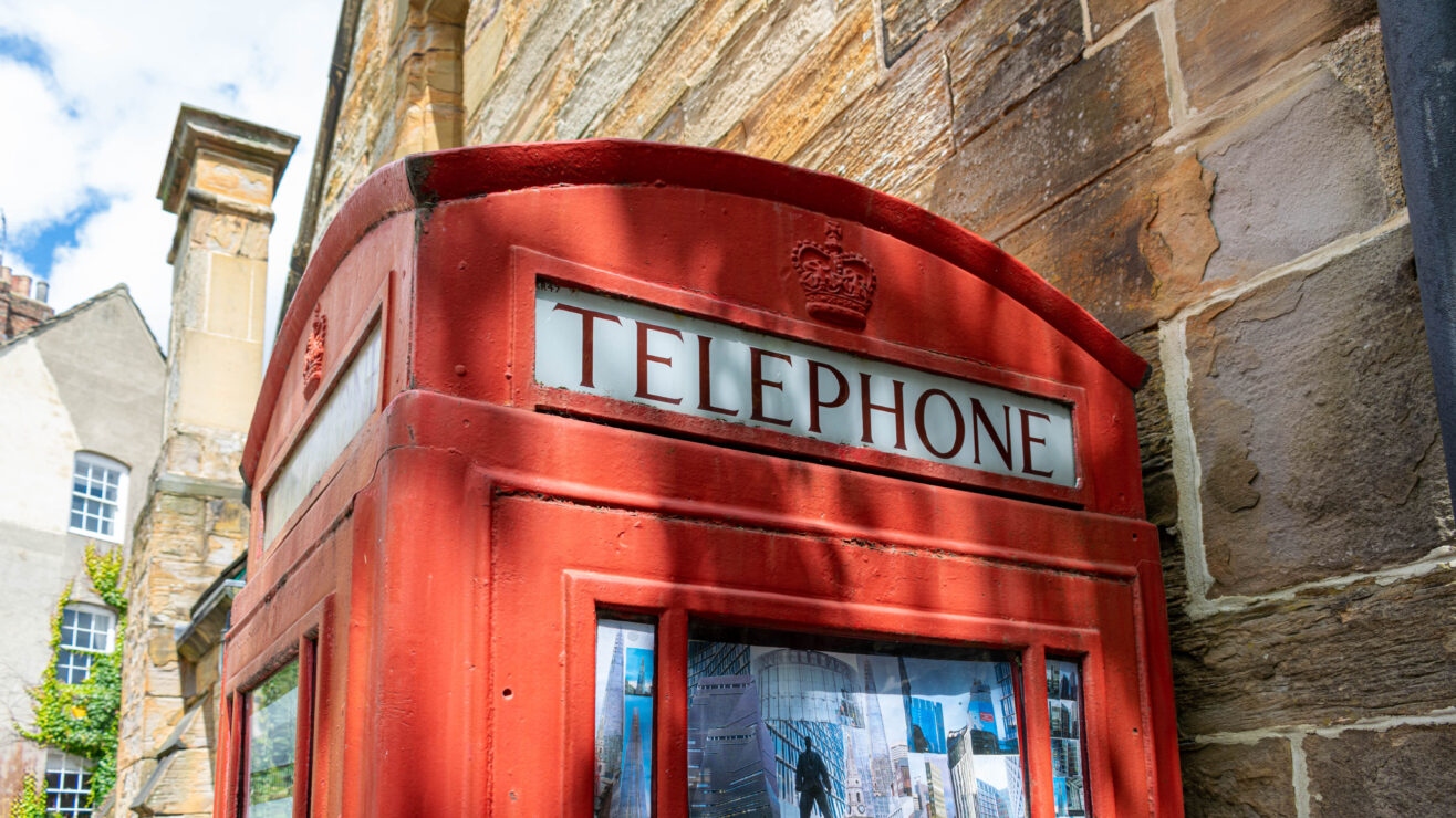 Durham,,Uk,-,14,July,2019:,Traditional,Retro,British,Red