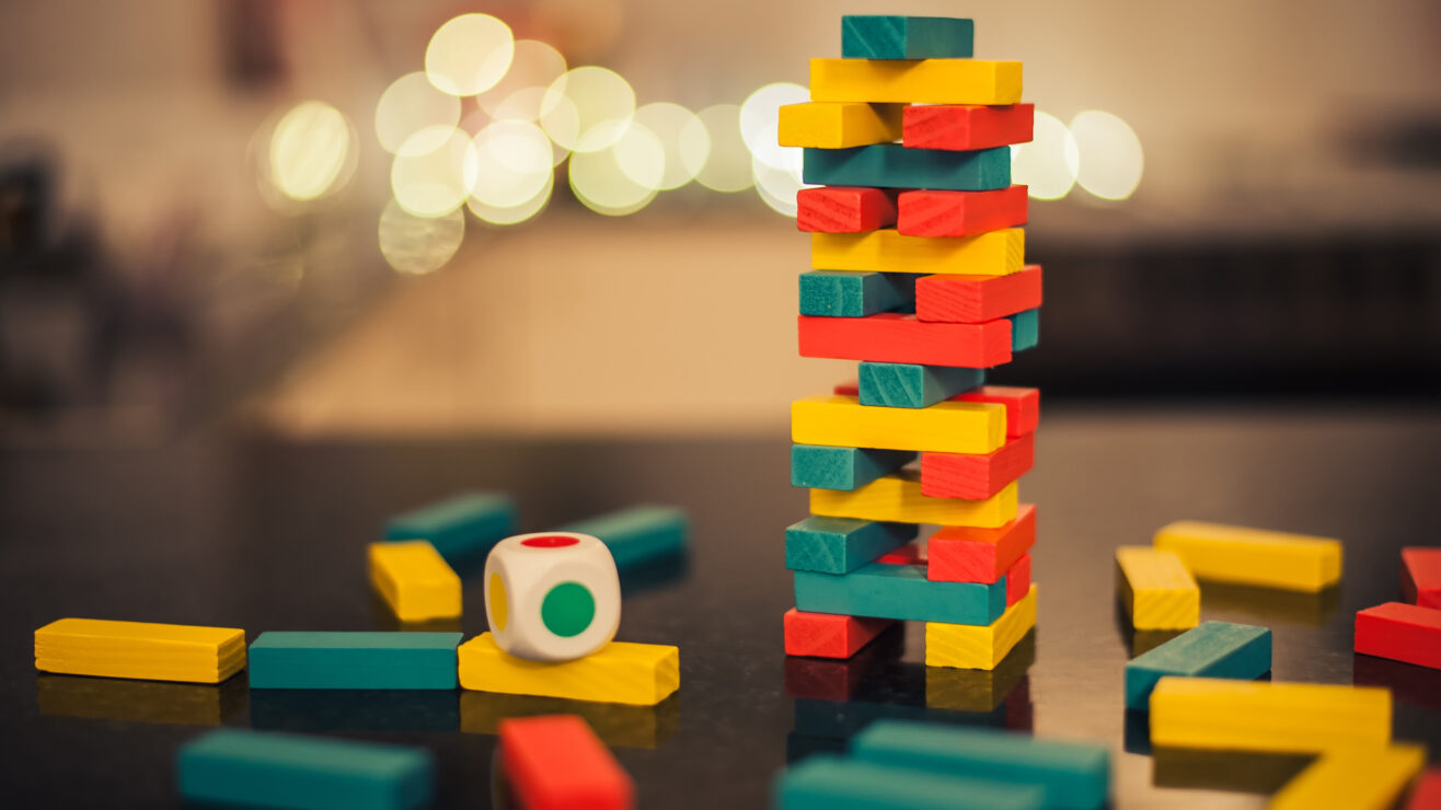 Wood,Blocks,Stack,Game,With,Copy,Space,,Background.,Concept,Of